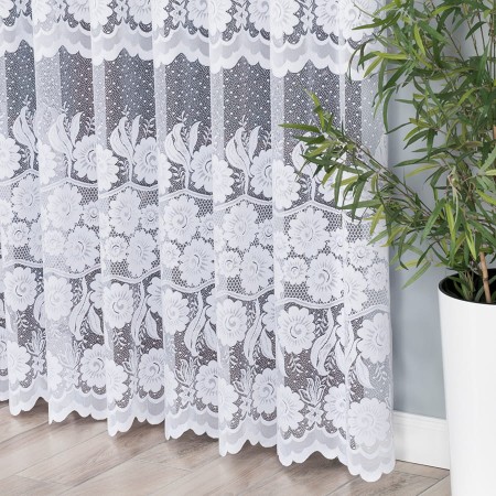 Firanka żakardowa pasowa