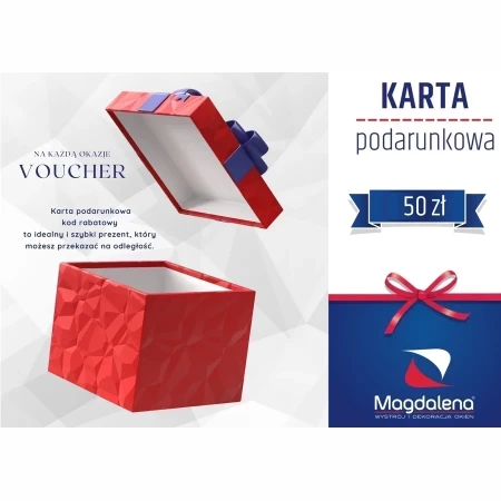 Bon podarunkowy o wartości 50 zł