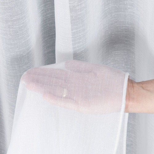 Przejdź do produktu Firanka fantazyjna biała gładka z ołowianką wysokość 300 cm 001201