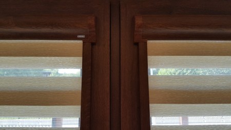 Roleta wewnętrzna w prowadnicach