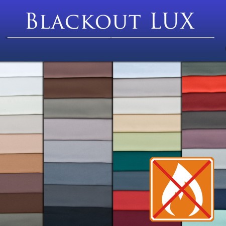 Tkanina zaciemniająca gładka Blackout LUX z atestem.