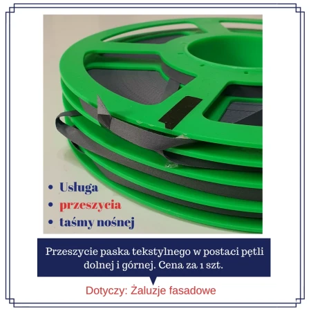 usluga przeszycia paska nosnego zaluzji fasadowej.webp