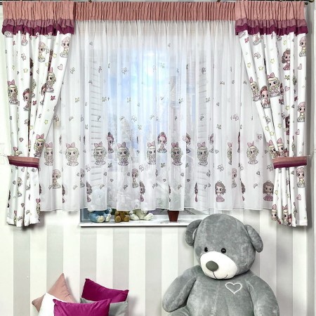 Dekoracyjny komplet do pokoju dziewczynki