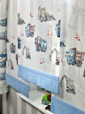 Komplet paneli firanowych z nadrukiem