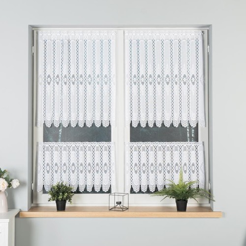 Przejdź do produktu Zazdrostka żakardowa panelowa, wysokość 80cm, kolor 001 biały 107806/000/001/000080/1