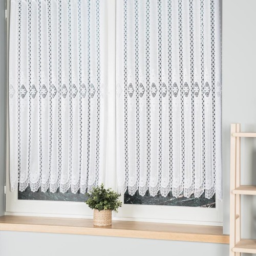 Przejdź do produktu Firanka żakardowa panelowa, wysokość 130cm, kolor 001 biały 107806/000/001/000130/1