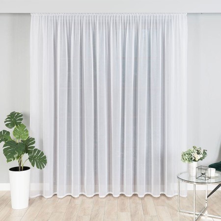 Firana woalowa na tasmie do salonu