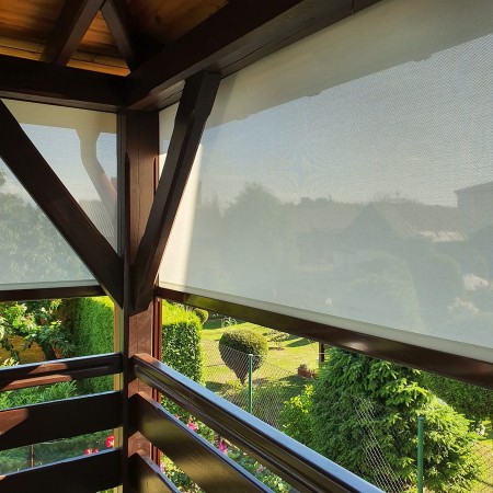 Rolety screen na taras z napedem elektrycznym