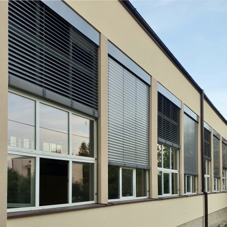 Zaluzja fasadowa na duze okna
