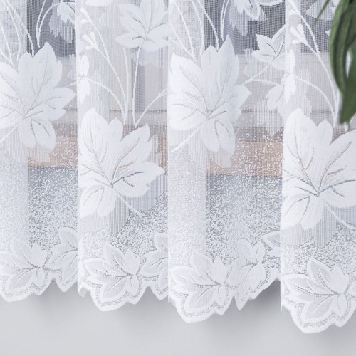 Przejdź do produktu Firanka żakardowa na taśmie ze wzorem po całości 600x180 cm MAG616. Na wymiar