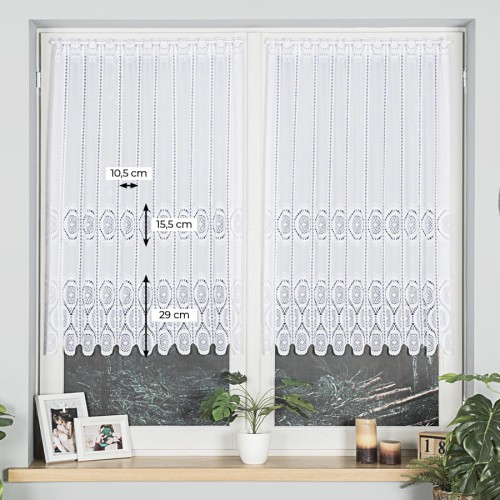 Przejdź do produktu Firanka, wysokość 100cm, kolor 001 biały 018535/000/001/000100/1