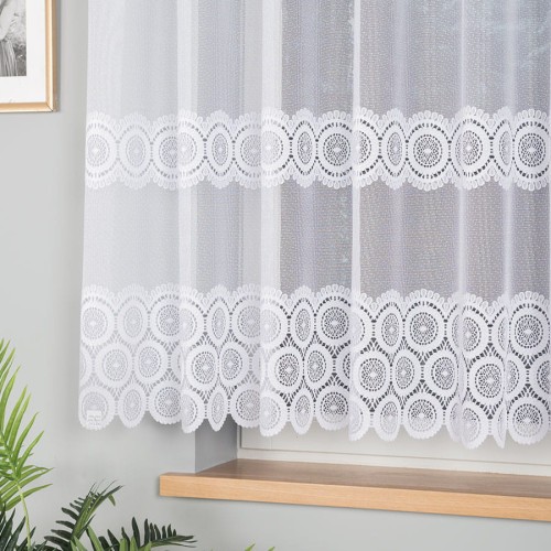 Przejdź do produktu Firanka żakardowa, wysokość 160cm, kolor 001 biały 018535/000/001/000160/1