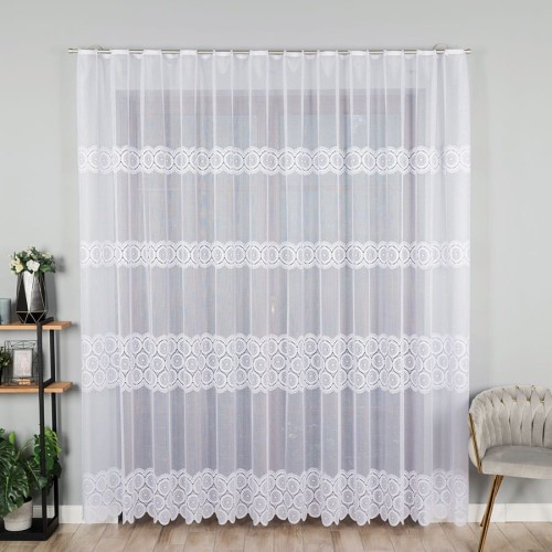 Przejdź do produktu Firanka żakardowa, wysokość 230cm, kolor 001 biały 018535/000/001/000230/1
