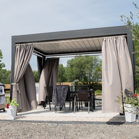 tkanina na zaslony do altany