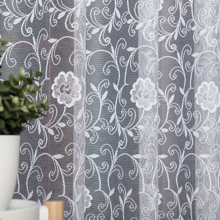 firanka ze wzorem po całości