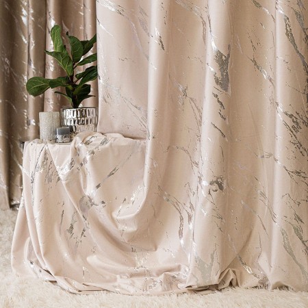 zaslona z nadrukiem marmuru do pokoju