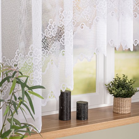 gotowa firanka ze wzorem