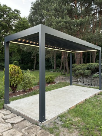 Pergola tarasowa lamelowa  Maagdalena24 Tarnobrzeg.JPG
