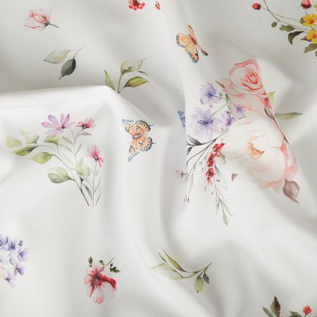 tkanina na metry w kwiaty