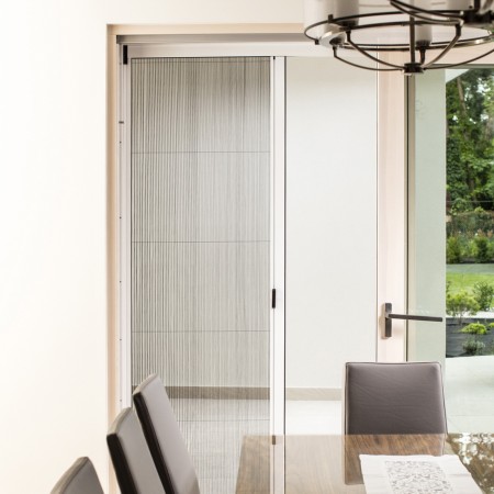 Moskitiery plisowane przesuwne