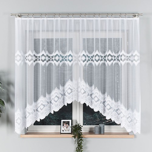Przejdź do produktu Firanka żakardowa dekoracyjna LUCYNA rozmiar 310x160 cm 015079