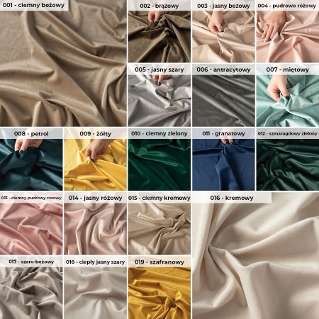 tkanina welwetowa na metry