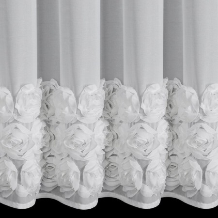 firanka dekoracyjna w roze