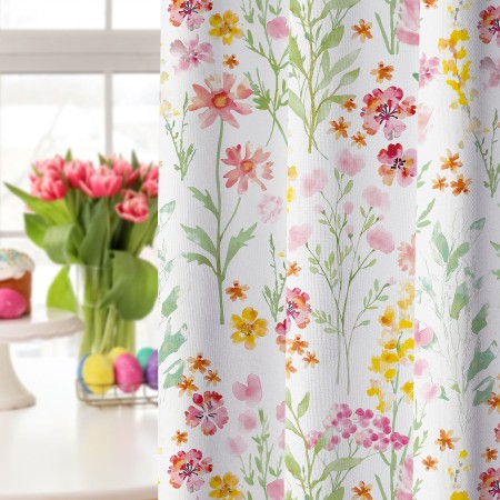 tkanina dekoracyjna w kwiaty