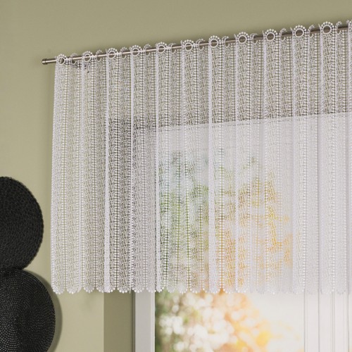 Przejdź do produktu Zazdrostka biała panelowa gipiurowa wysokość 80 cm 016372