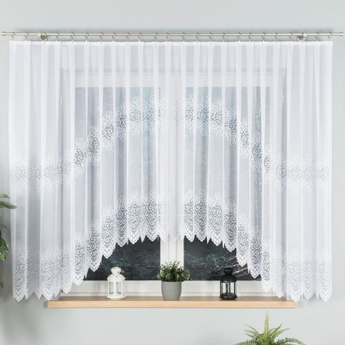 Przejdź do produktu Firanka żakardowa gotowa VIOLETTA rozmiar 400x160 cm  001539 