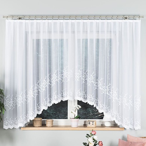 Przejdź do produktu Firanka żakardowa gotowa BAKARO rozmiar 420x160 cm 023297