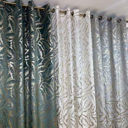 zasłona w liście do salonu.jpg