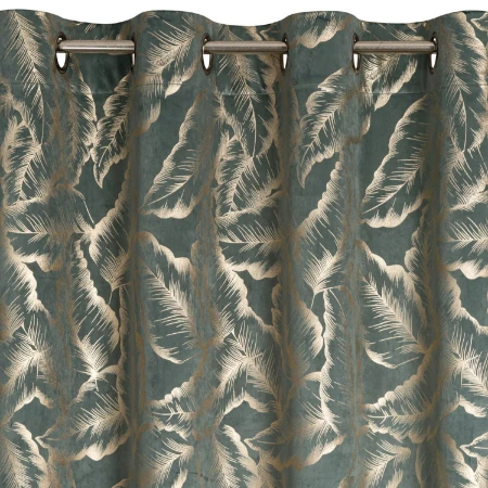 gotowa zaslona welwetowa do salonu