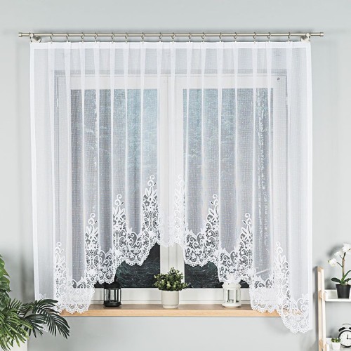 Przejdź do produktu Firanka gotowa żakardowa BERENIKA rozmiar 300x170 cm 004304