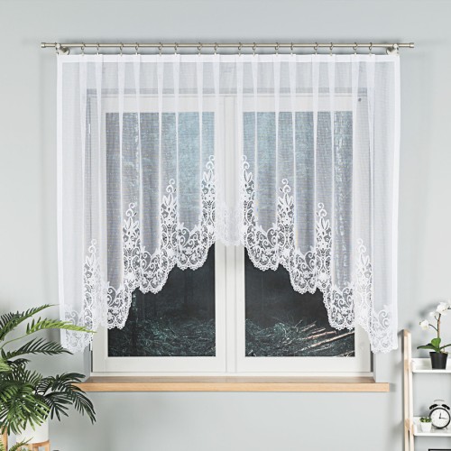 Przejdź do produktu Firanka żakardowa gotowa BERENIKA rozmiar 300x140 cm 004304