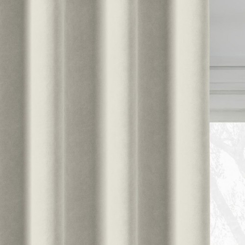 Przejdź do produktu Zasłona welurowa na taśmie kolor ecru 140x260 cm MILAS/001