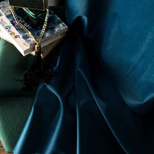 Przejdź do produktu Tkanina dekoracyjna velvet kolor ciemny niebieski wysokość 320 cm MATT VELVET