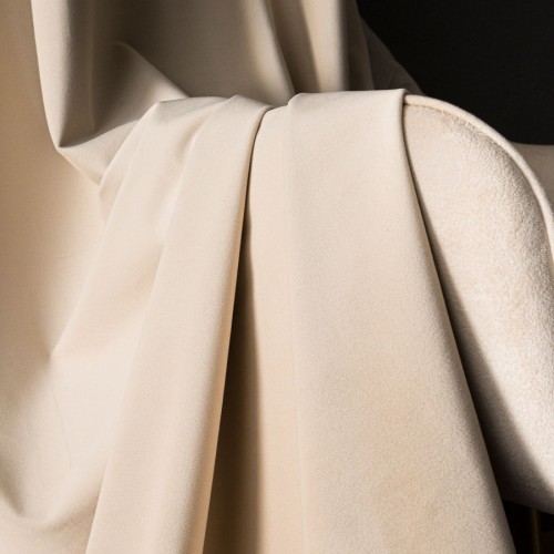 Przejdź do produktu Tkanina dekoracyjna velvet kolor jasny kremowy wysokość 320 cm MATT VELVET