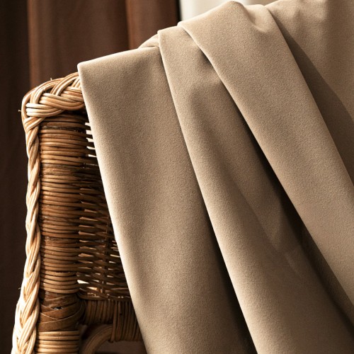 Przejdź do produktu Tkanina dekoracyjna velvet kolor ciemny beżowy wysokość 320 cm MATT VELVET
