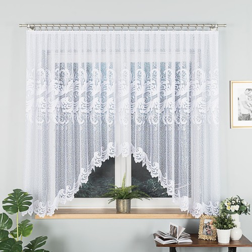 Przejdź do produktu Firanka żakardowa gotowa IWONA rozmiar 400x160 cm 049312