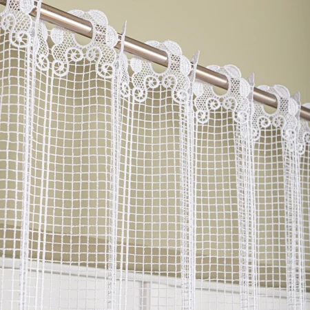 Firanka gipiurowa, wysokość 110cm, kolor 001 biały 016409/447/001/000110/1