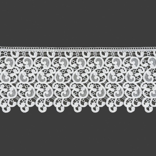 Przejdź do produktu Koronka gipiurowa biała wysokość 20 cm G00001