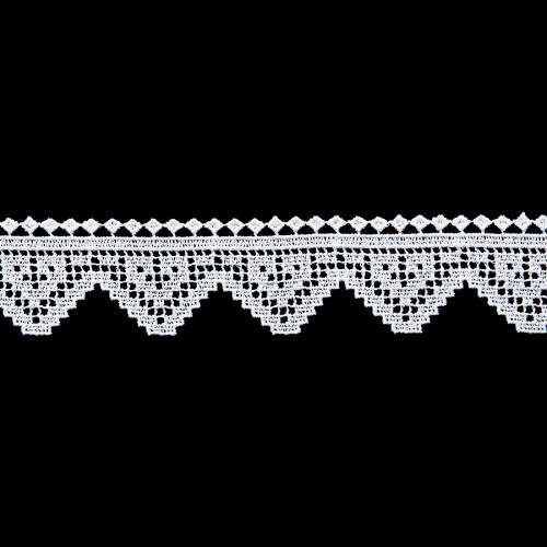 Przejdź do produktu Koronka gipiurowa biała wysokość 5 cm 072702
