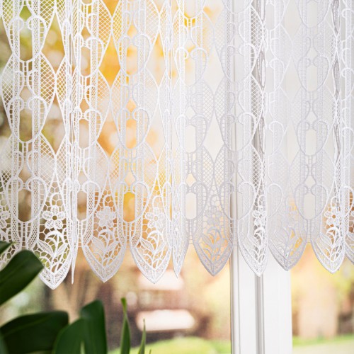 Przejdź do produktu Firanka dekoracyjna gipiurowa wysokość 130 cm 016451