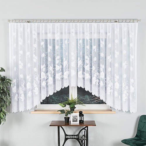 Przejdź do produktu Firanka gotowa żakardowa BOŻENA rozmiar 500x160 cm 023025