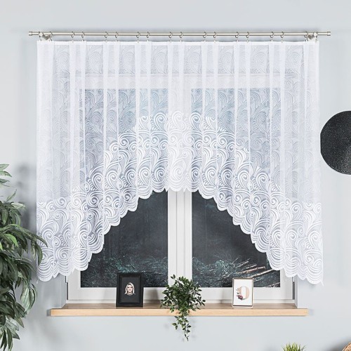 Przejdź do produktu Firanka żakardowa gotowa KINGA rozmiar 300x140 cm 023391