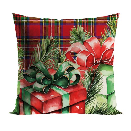Przejdź do produktu Poszewka velvetowa świąteczna rozmiar 40x40 cm PREZENTY