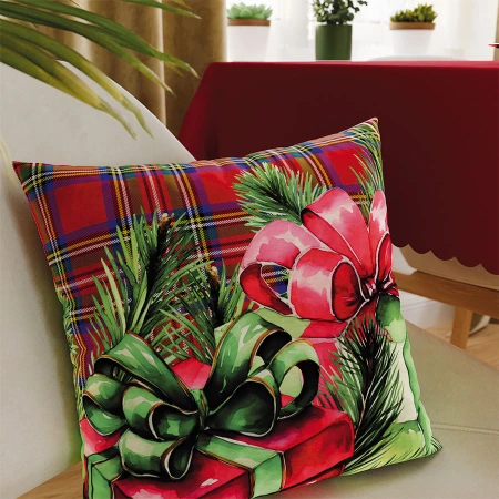 PREZENTY Poszewka dekoracyjna VELVET, 40x40cm, kolor 003 czerwony (do wyczerpania zapasu) PBN284/POP/003/040040/1