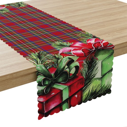 Przejdź do produktu Bieżnik dekoracyjny z motywem świątecznym 38x140 cm PREZENTY
