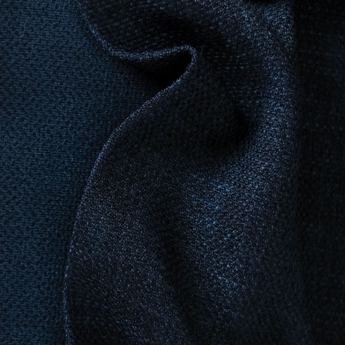 Przejdź do produktu Tkanina dekoracyjna dwustronna naturalny splot granatowa wysokość 310 cm LUKRECJA